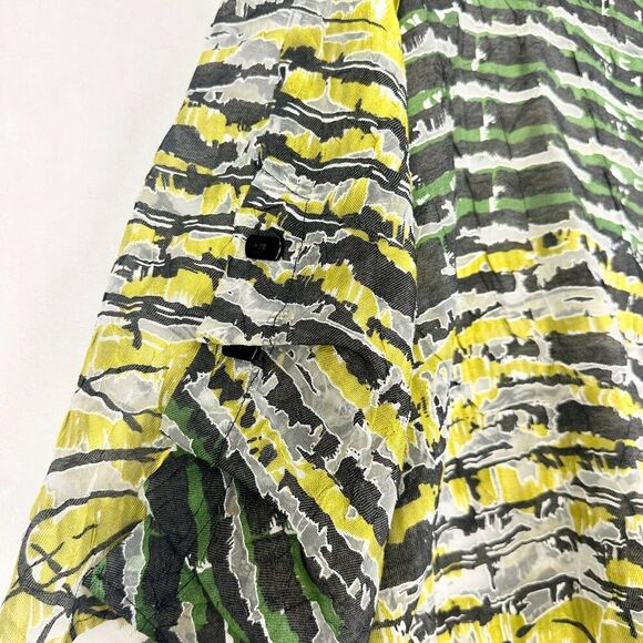 IC By Connie K Crinkle Textured Semi Sheer Tunic Top Size XL Lagenlook Artsy - Picture 4 of 8